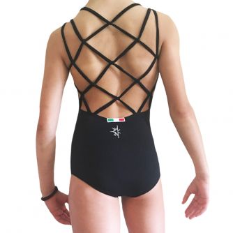 Asia leotard with crossing back